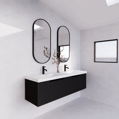 ABS VIENNA Wall Hung Double Bowl Vanity 1500mm