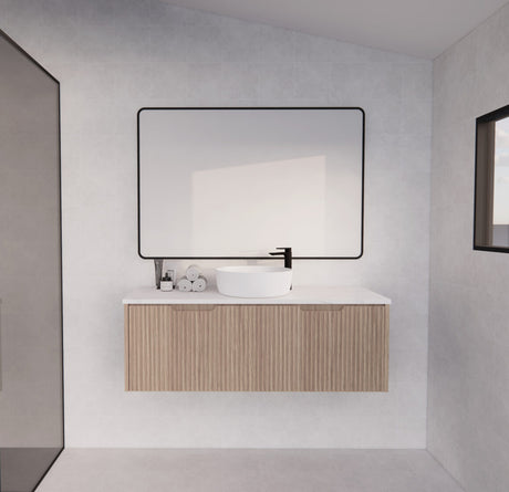 ABS VIENNA Wall Hung Single Bowl Vanity 1200mm (American Oak)