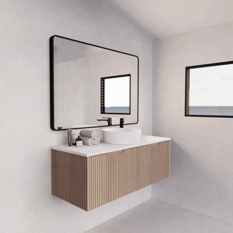 ABS VIENNA Wall Hung Single Bowl Vanity 1200mm (American Oak)