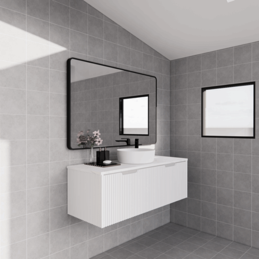 ABS VIENNA Wall Hung Single Bowl Vanity 1200mm (Matte White)