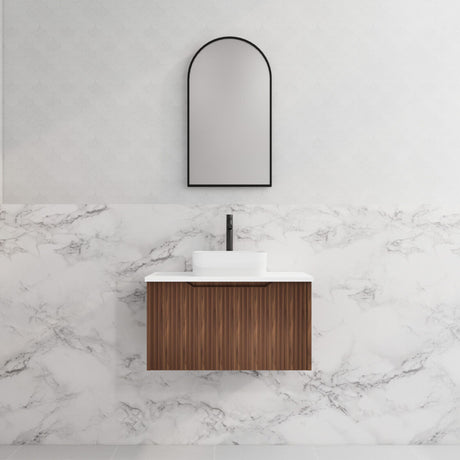 ABS VIENNA Wall Hung Vanity 750mm (Brown Oak)