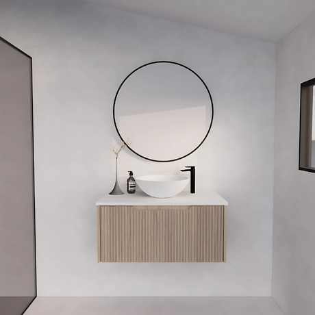 ABS VIENNA Wall Hung Vanity 900mm (American Oak)