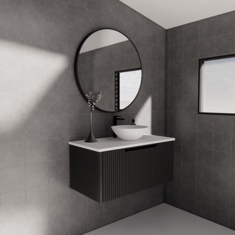 ABS VIENNA Wall Hung Vanity 900mm (Matte Black)