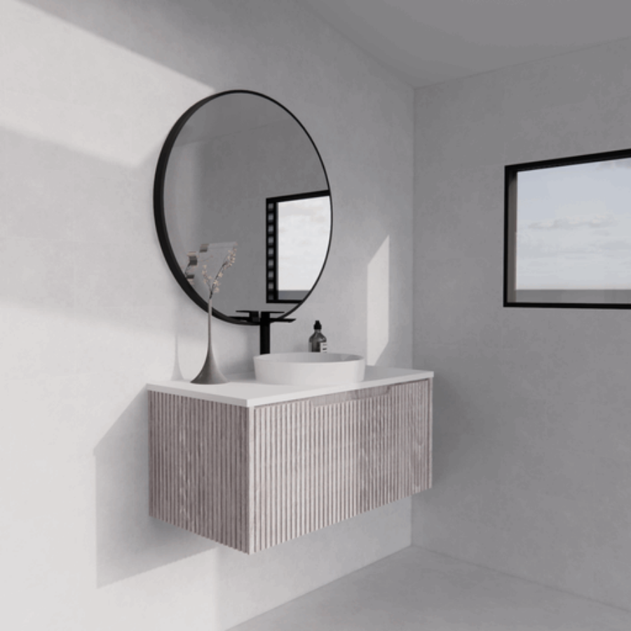 ABS VIENNA Wall Hung Vanity 900mm (White Oak)