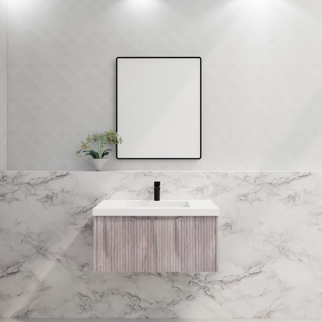 ABS VIENNA Wall Hung Vanity 900mm (White Oak)