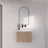 ABS VIENNA Wall Hung Vanity American oak 600mm