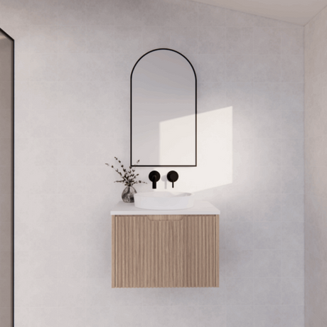 ABS VIENNA Wall Hung Vanity American oak 600mm