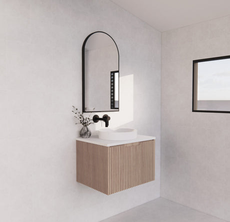 ABS VIENNA Wall Hung Vanity American oak 600mm