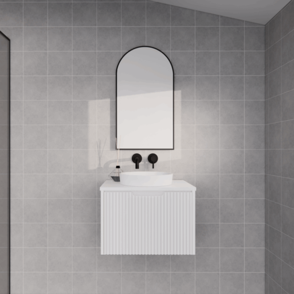 ABS VIENNA Wall Hung Vanity Matte White 600mm