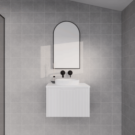 ABS VIENNA Wall Hung Vanity Matte White 600mm