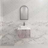 ABS VIENNA Wall Hung Vanity White Oak 600mm