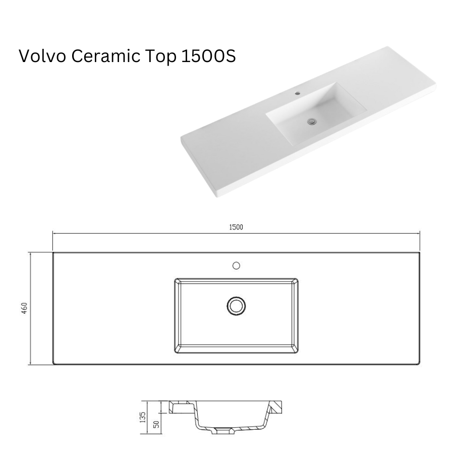 ABS Volvo Top 1500 Single Bowl