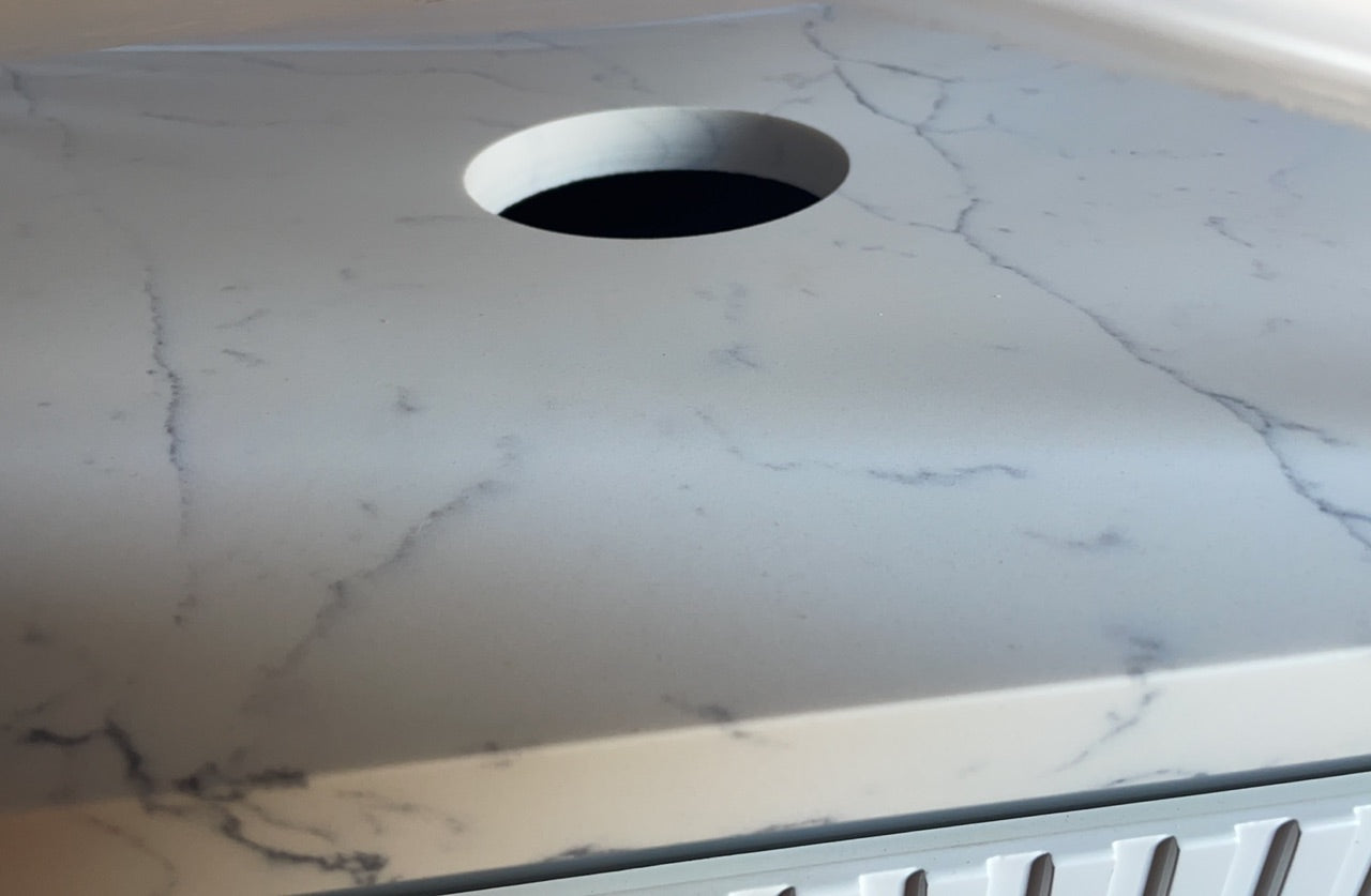ABS White carrara stone