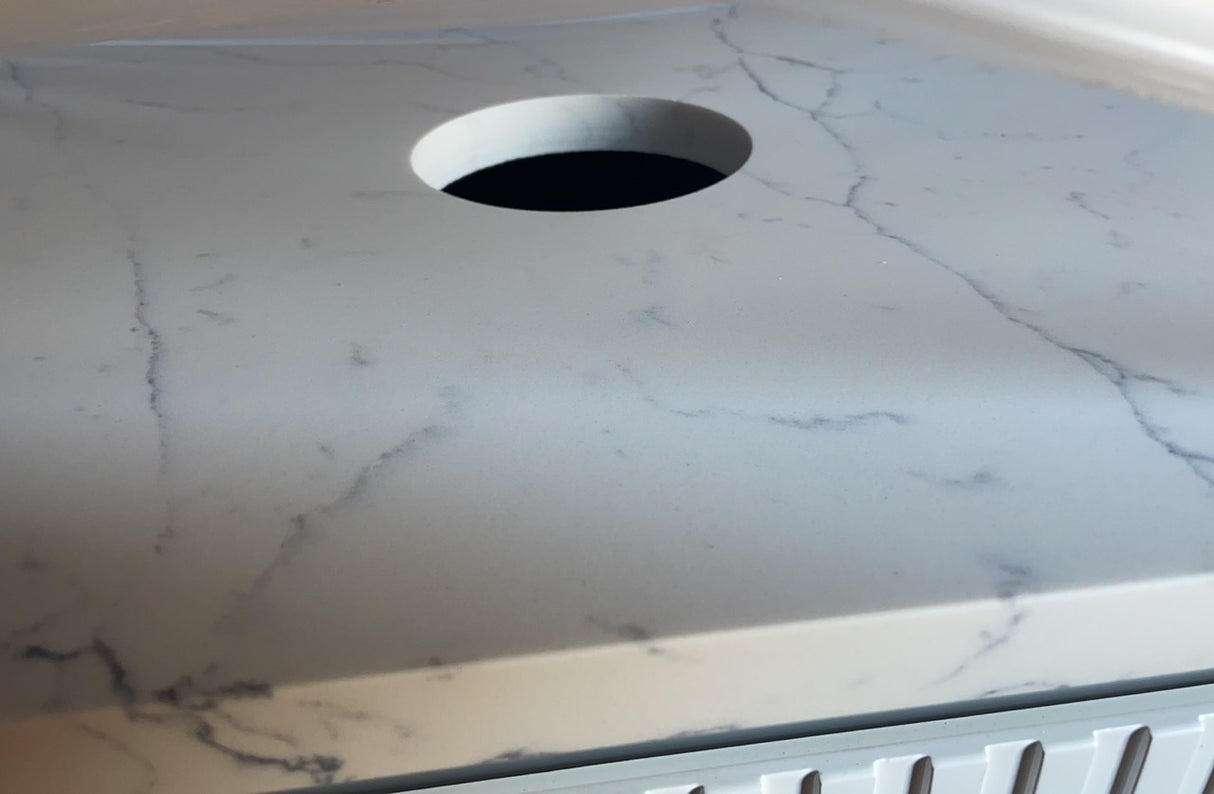 ABS White carrara stone