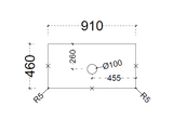 ABS stone top 900-drawing