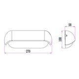 AKENTRI: LED Tri-CCT Exterior Surface Mounted Eyelid Wall Lights IP65