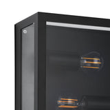 ALAMONTE 1 wall/ceiling light Steel Black