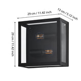ALAMONTE 1 wall/ceiling light Steel Black