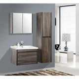 ALEXANDRA Wall Hung Vanity Silver Oak 760mm - Clearance