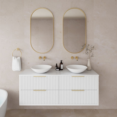 ALISON Wall Hung Vanity Matte White (All Sizes)
