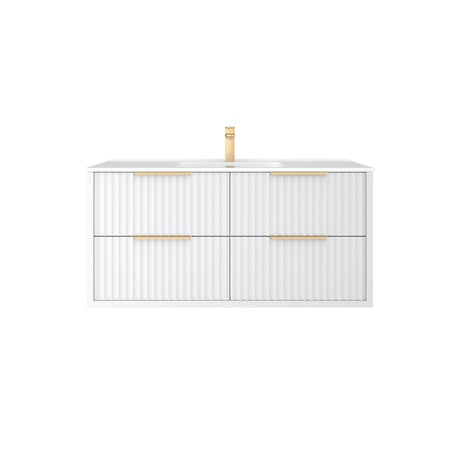 ALISON Wall Hung Vanity Matte White (All Sizes)