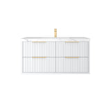 ALISON Wall Hung Vanity Matte White (All Sizes)