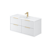 ALISON Wall Hung Vanity Matte White (All Sizes)
