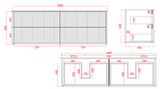 ALISON Wall Hung Vanity Matte White (All Sizes)