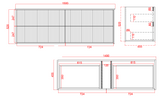 ALISON Wall Hung Vanity Matte White (All Sizes)
