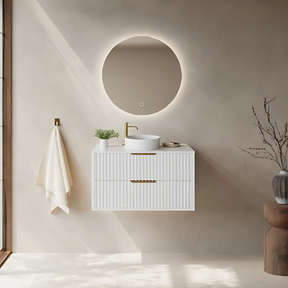 ALISON Wall Hung Vanity Matte White (All Sizes)