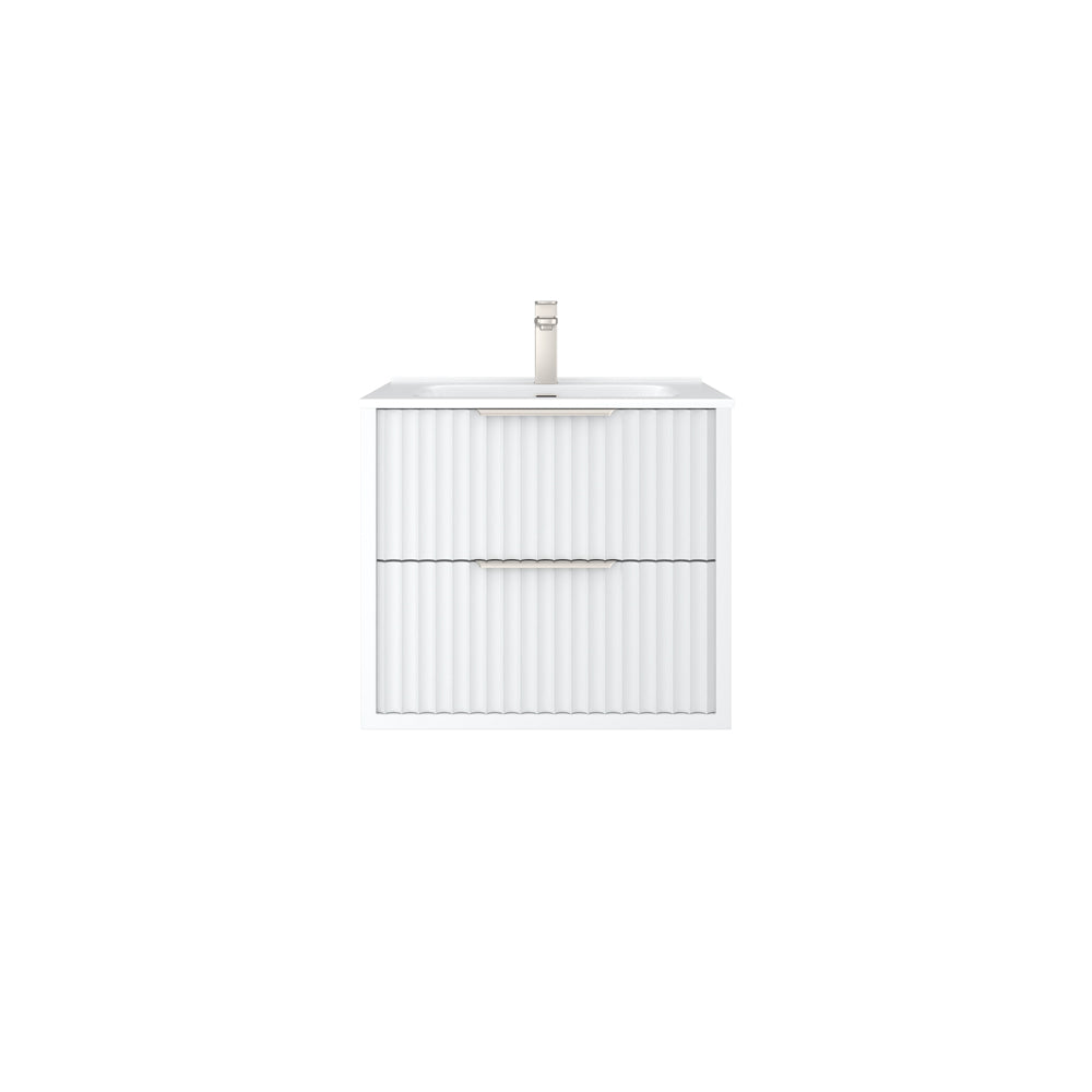 ALISON Wall Hung Vanity Matte White (All Sizes)