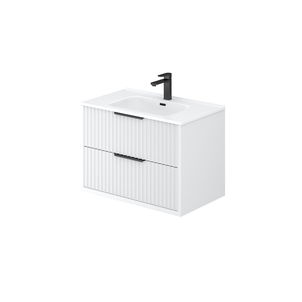 ALISON Wall Hung Vanity Matte White (All Sizes)