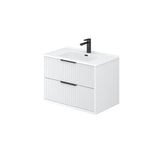 ALISON Wall Hung Vanity Matte White (All Sizes)