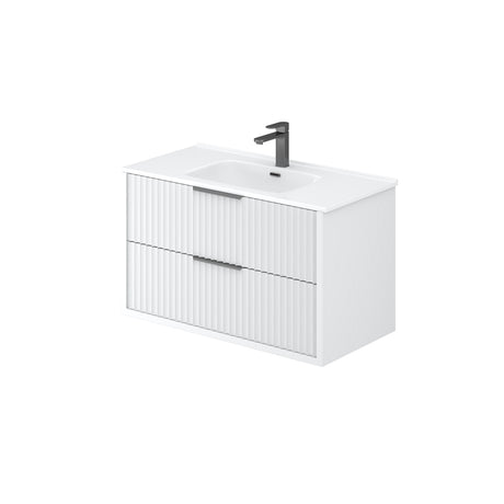 ALISON Wall Hung Vanity Matte White (All Sizes)