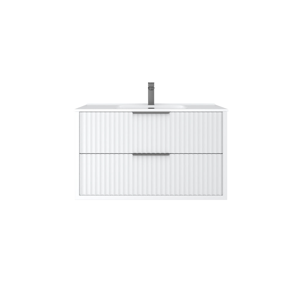 ALISON Wall Hung Vanity Matte White (All Sizes)
