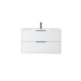 ALISON Wall Hung Vanity Matte White (All Sizes)