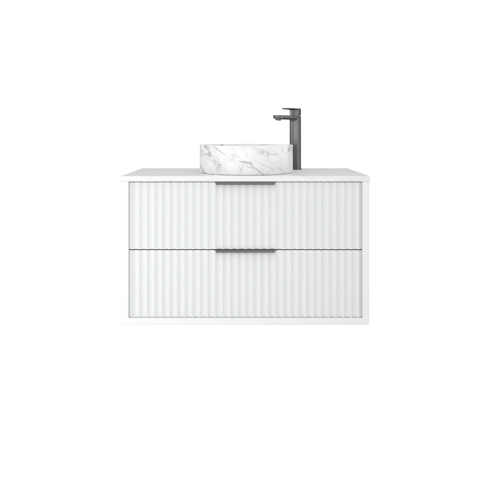 ALISON Wall Hung Vanity Matte White (All Sizes)