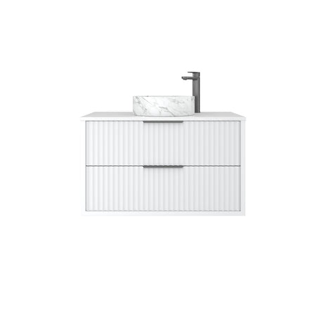 ALISON Wall Hung Vanity Matte White (All Sizes)