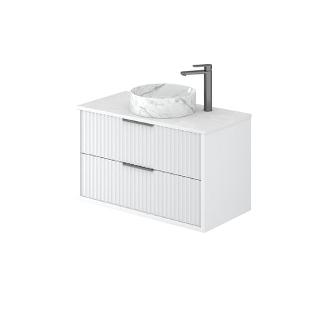 ALISON Wall Hung Vanity Matte White (All Sizes)