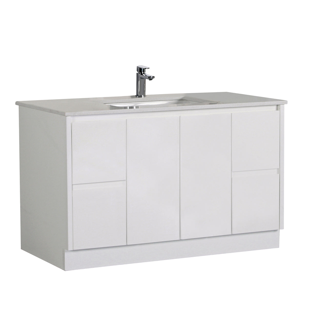 ALICE Freestanding Vanity Gloss White (All Sizes)
