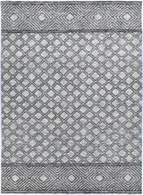 Amritsar Ajnala Charcoal & Beige Cotton Blend Rug