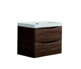 ANCONA Wall Hung Vanity Rose Wood 600mm - Clearance