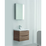 ANCONA Wall Hung Vanity White Oak 600mm - Clearance