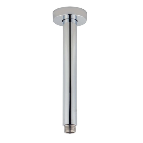 AQU 200mm Ceiling Shower Arm - Brushed Nickel