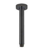 AQU 200mm Ceiling Shower Arm - Brushed Gun Metal