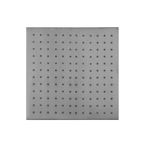 AQU 250mm Shower Head - Brushed Nickel