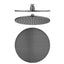 AQU 250mm Shower Head - Brushed Gun Metal