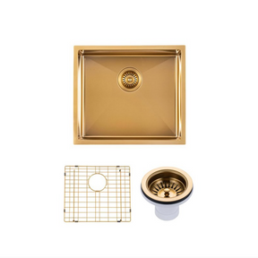 AQU Brushed Brass Kitchen Sink (510x450x230)