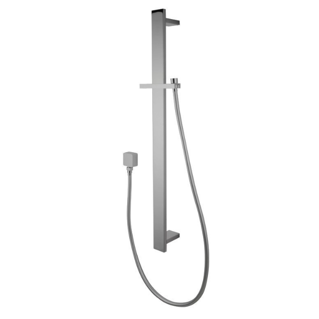 AQU Shower Rail Without Handheld Shower - Brushed Nickel