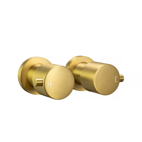 Shower Wall Tap - Brushed Brass